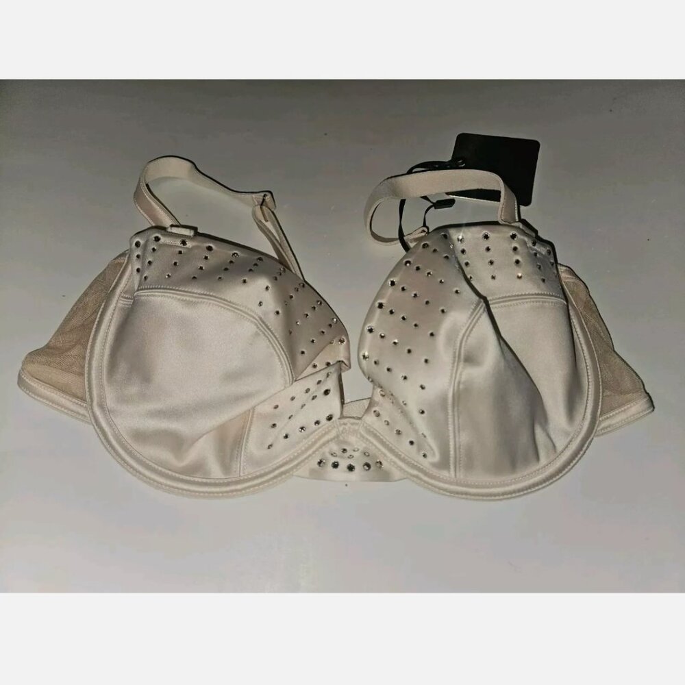 Honey Birdette Crystal Champagne Bra NWT - Picture 3 of 4